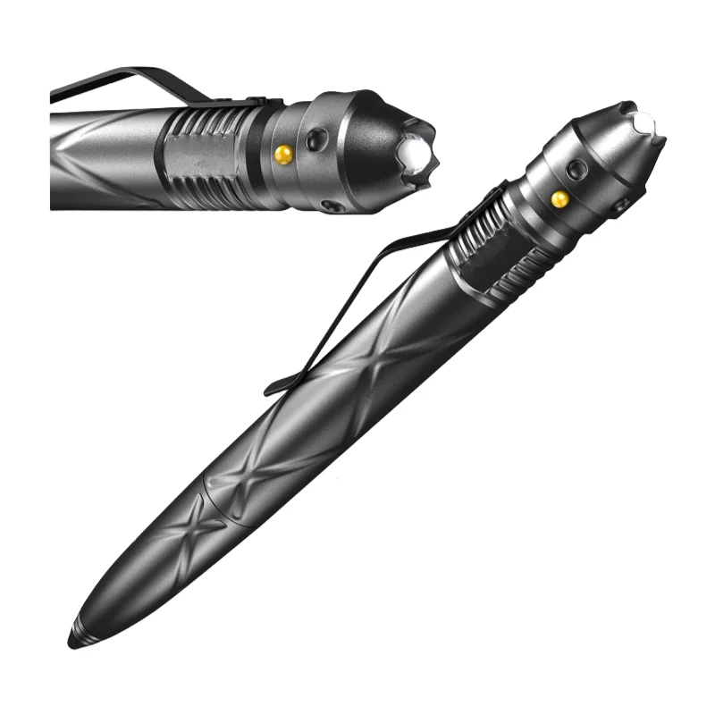 Multi-Tool Tactical Pen for Men - EDC LED Flashlight & Pen - Ideal for Outdoor Survival Gear - Unique Pen Gift for Brother or Da