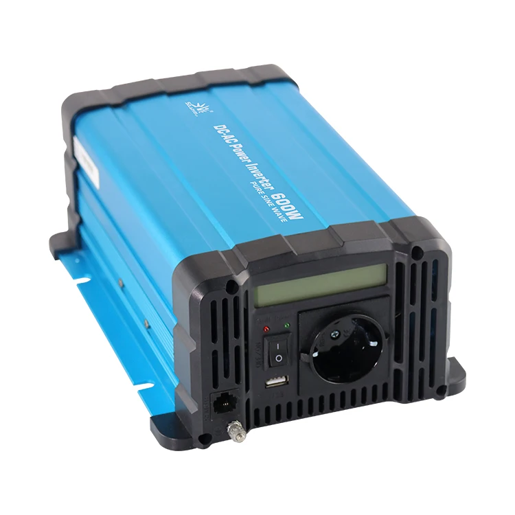 Big Promotion High Efficiency DC 12V to AC 220V 600W Car Power Inverter with Global socket USB Port
