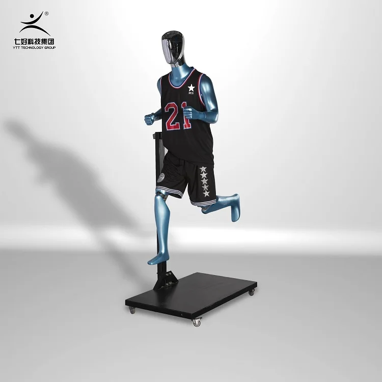 Dynamic Mannequin Robot  Moving male sport mannequin