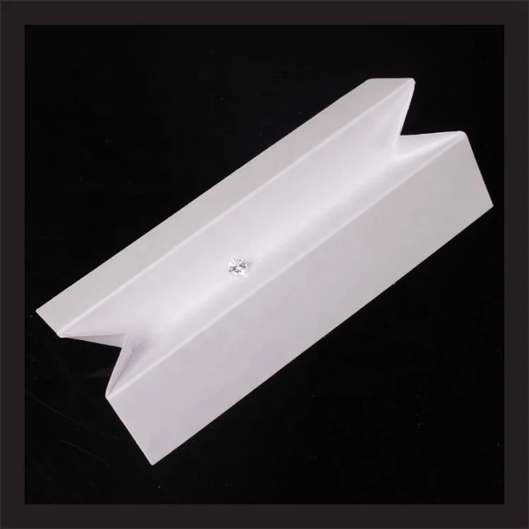 White Gemstone and Diamond Color Grading paper Sorting Tray Professional gemological tools