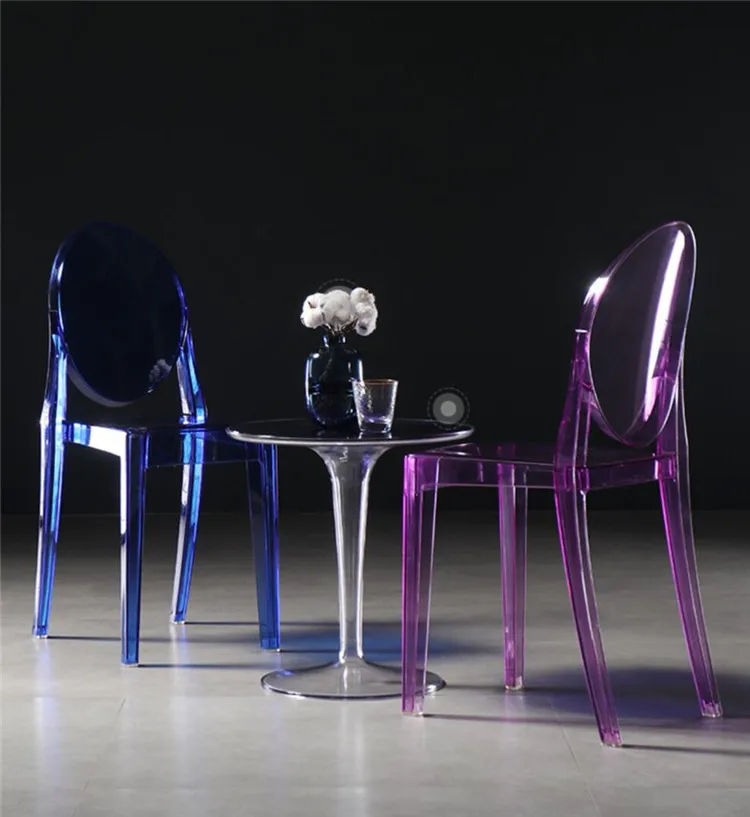 Clear Acrylic Plastic Chair Transparent