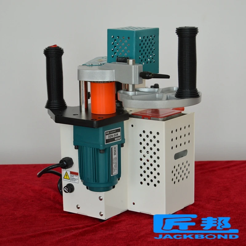 Adjustable speed pvc edging and gluing machine carpenter manual fine-tuning edge banding machine