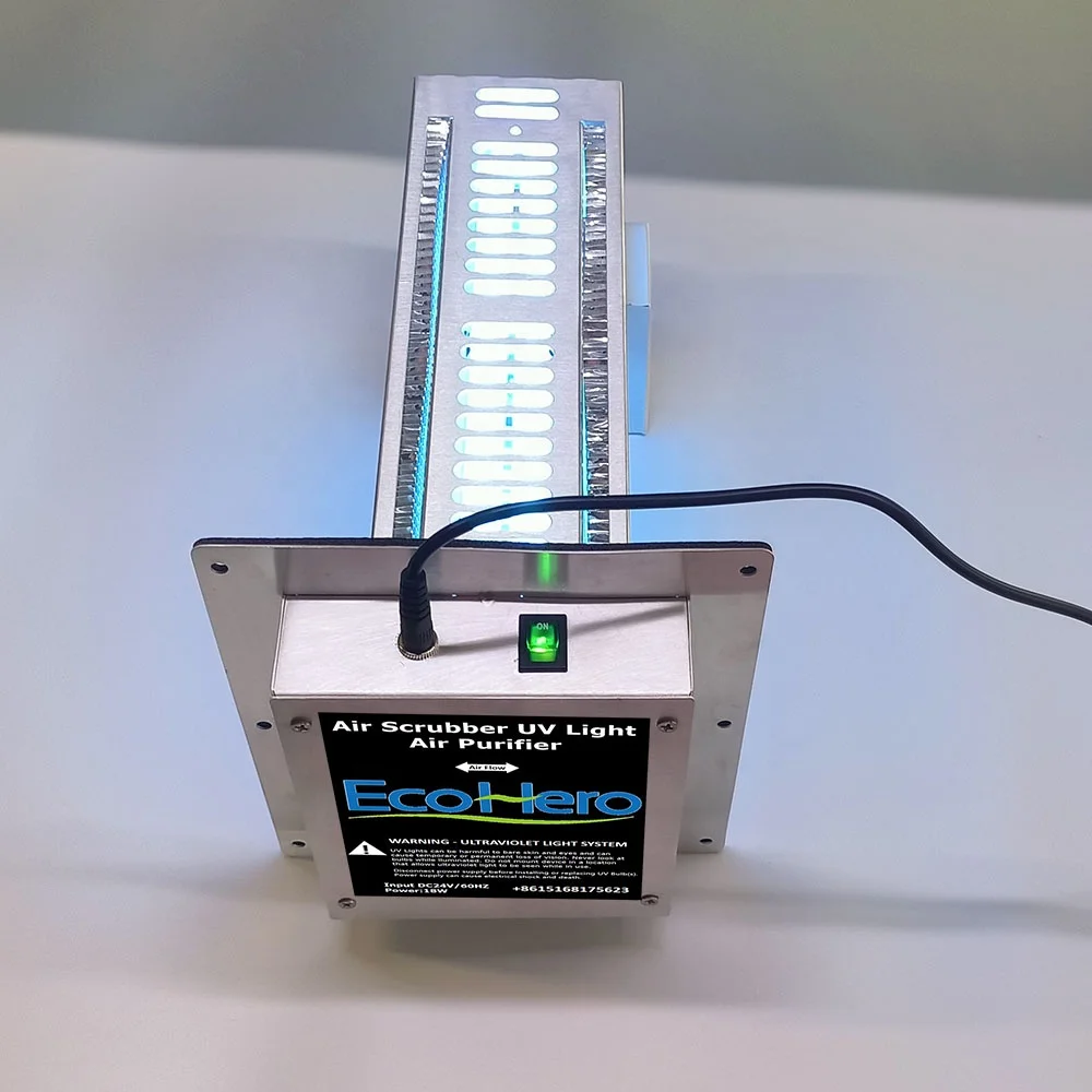 317mm 24W uv lights for hvac system ac ultravaiolet photocatalytic hvac one lamp uv in duct air cleaner