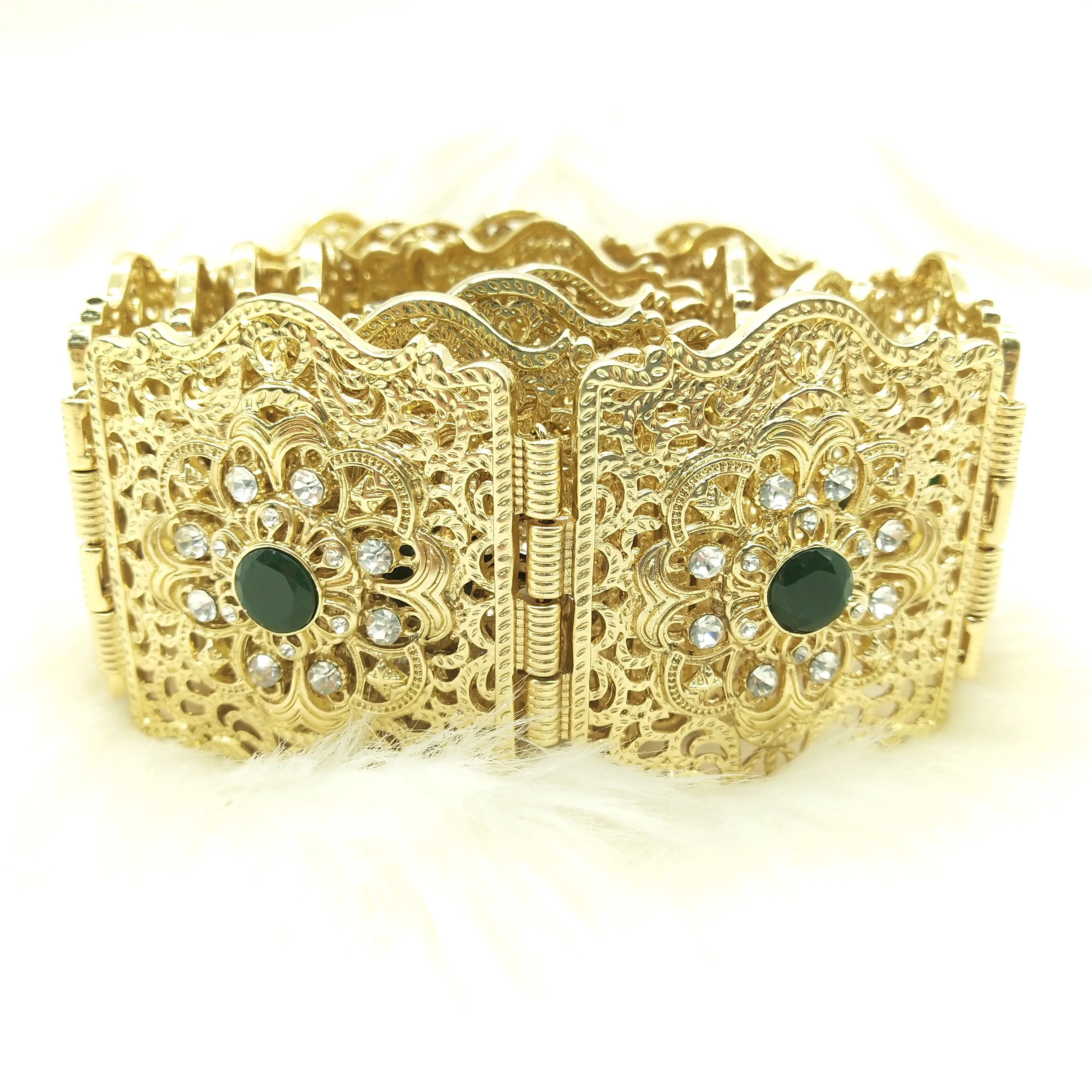 Sunspicems кристалл марокканский пояс для женщин алжирский этнический свадебный ювелирный халат кафтан металлическая цепочка Регулируемая длина свадебный подарок