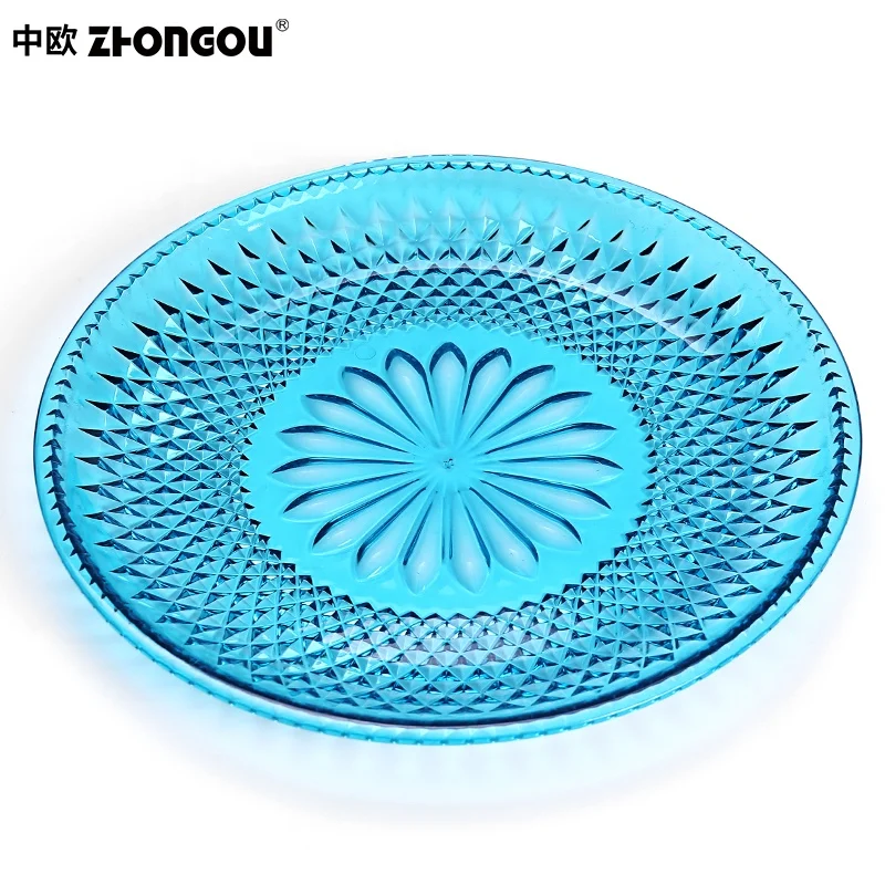 Customized food grade durable reusable plastic plates
