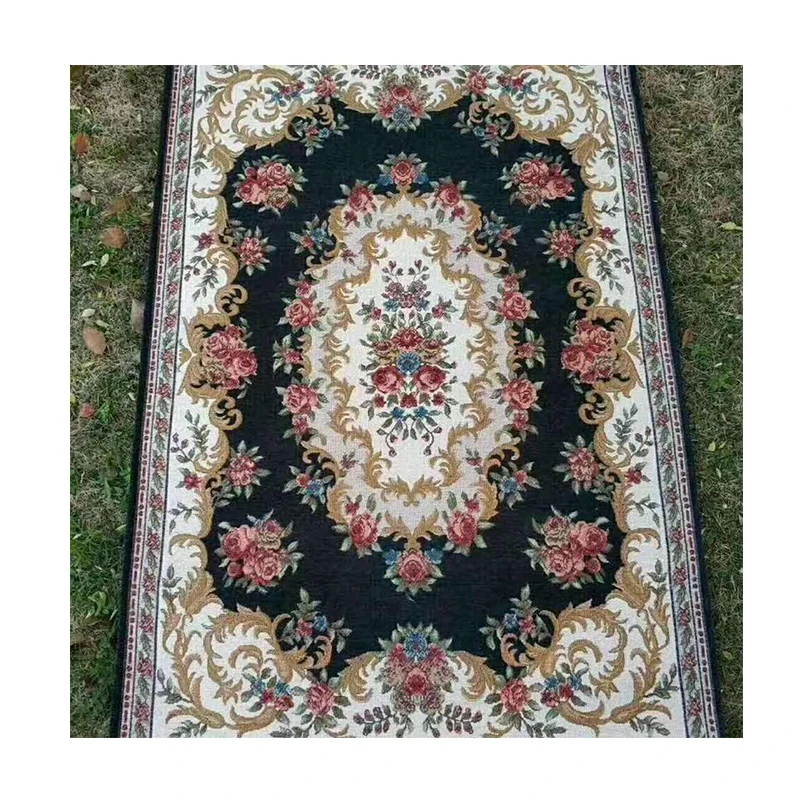 Composite material Prayer Carpet Soft Plush And Thick Jacquard Islamic Carpet Worship Muslim Prayer Mat With Tassel