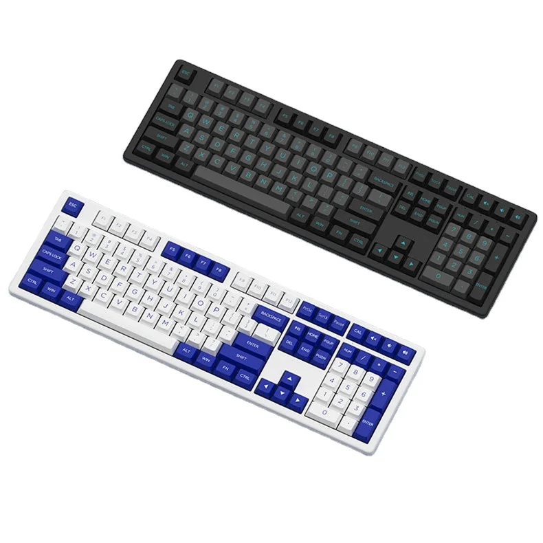wholesale AKKO MX108  DIY Custom bluetooth office 2.4G wireless mechanical  keyboard and mouse combo