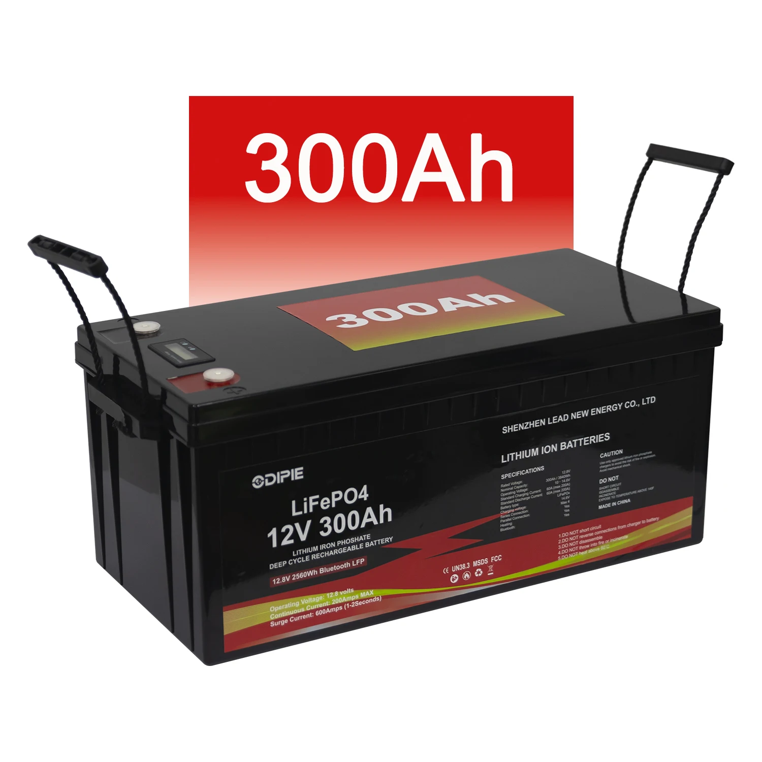 Rechargeable Deep Cycle 12V 200AH 300AH Lifepo4 Lithium Ion Battery Solar 12 Volt Suitable for mobile router, outdoor monitoring