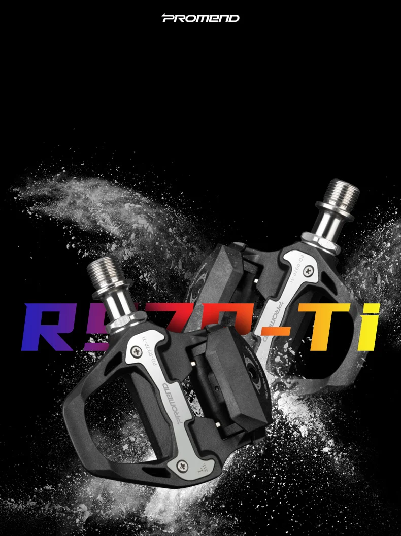 Promend Titanium Spindle Bike Self-Lock Pedal Luxury package Road Self Lock Pedal &Cleat For JP SYS Road Bike Self locking Pedal