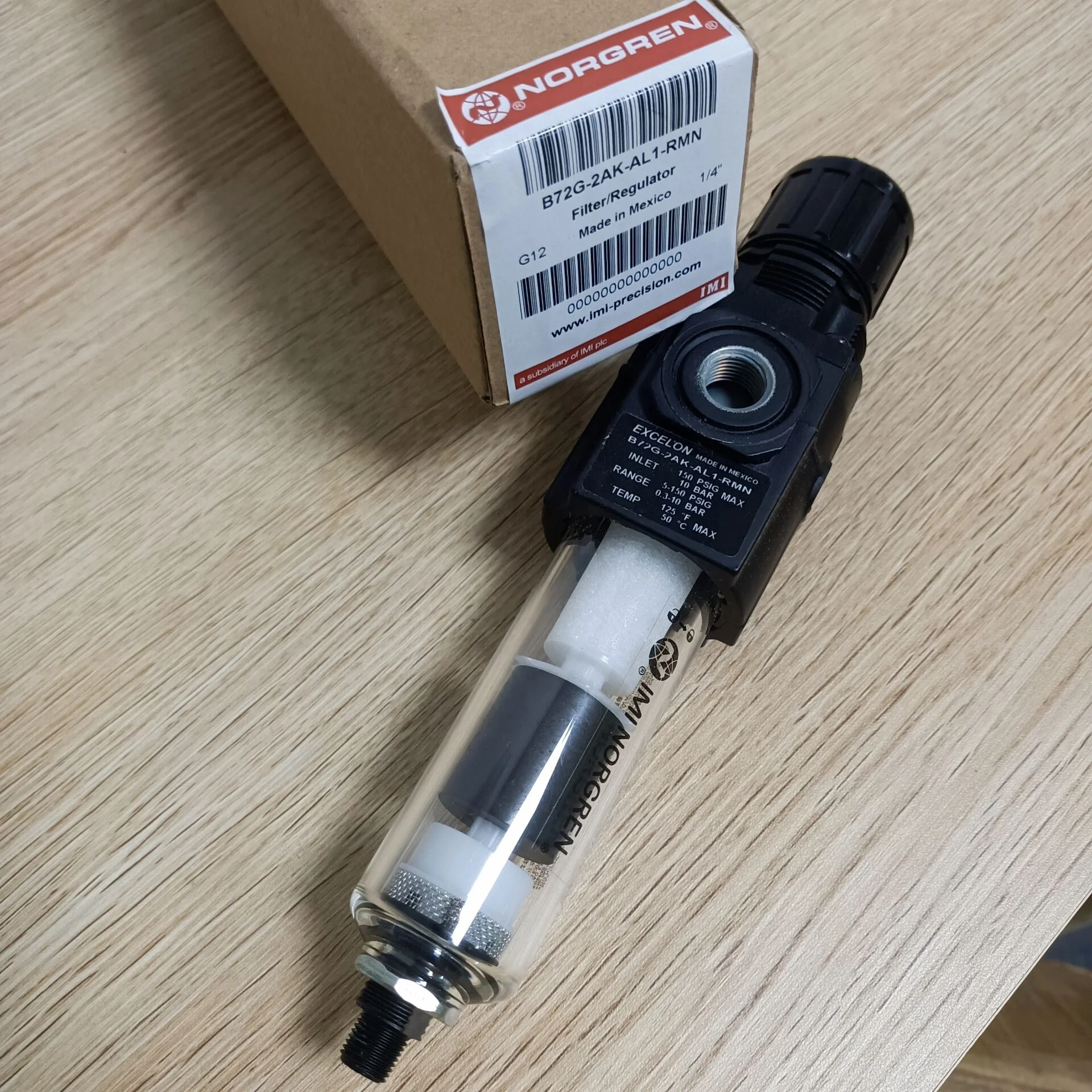 NORGREN Excelon B72G Series filter/regulator B72G-1AK-AL1-RMN