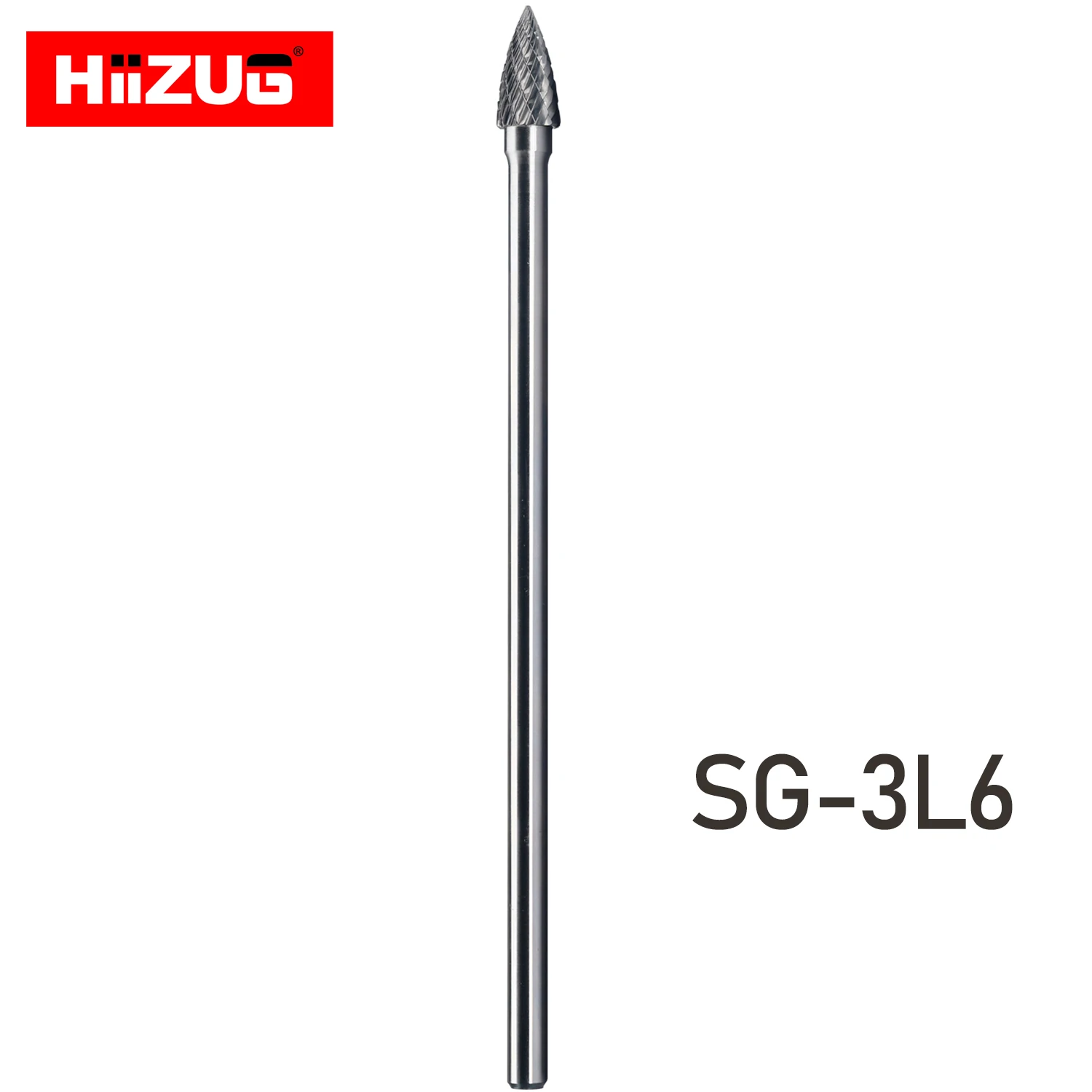 6mm Shank Diameter Long Shank  Carbide Rotary Files Double Cut All Types Metal Grinding Carbide Burrs Cutters
