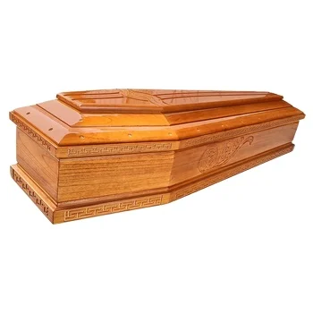 Italian Style Customized Carving Wooden Coffin