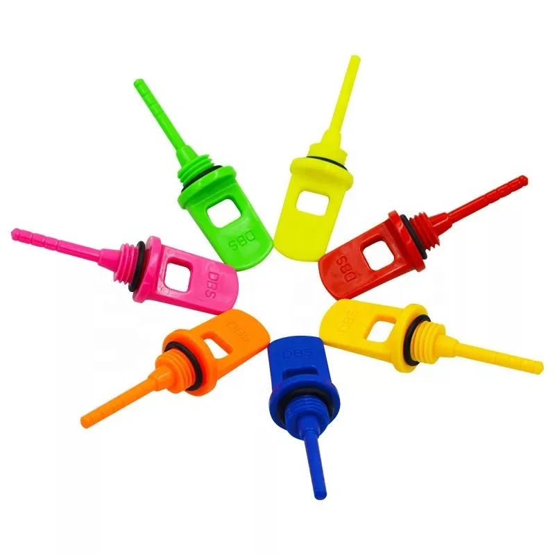 Motorcycle modified part motorcycle oil dipstick plastic decorative oil ruler with short needle