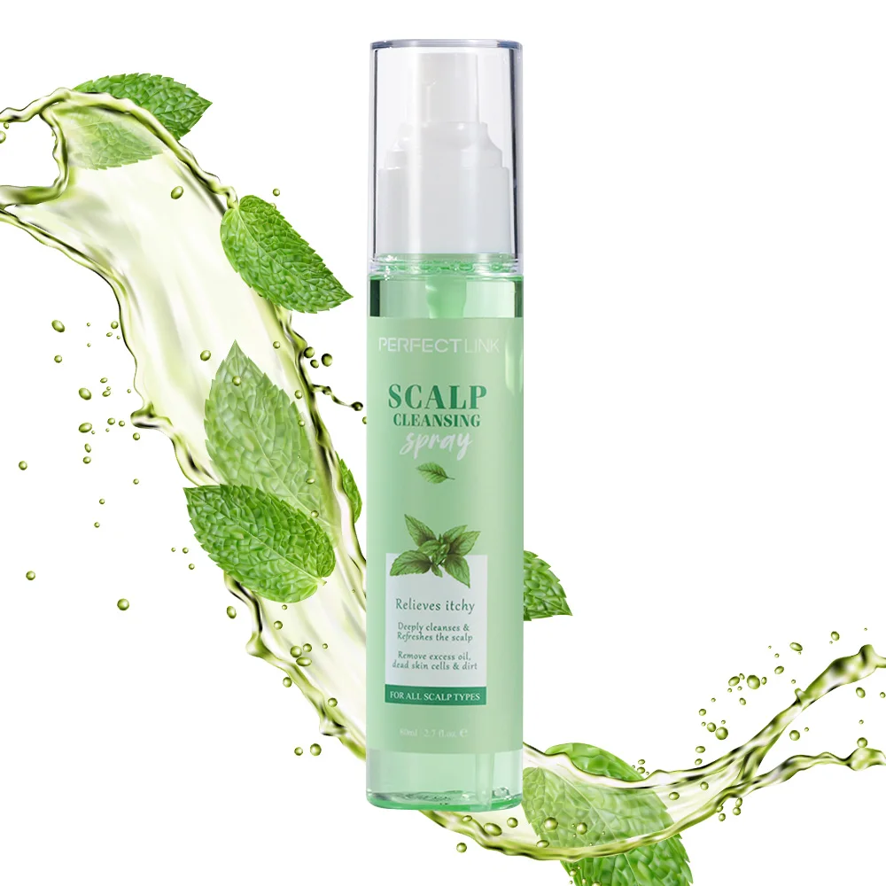 Mint long hair mist spray scalp Injuries thickening moisturizing toning hair nourishing scalp Hair cleansing spray