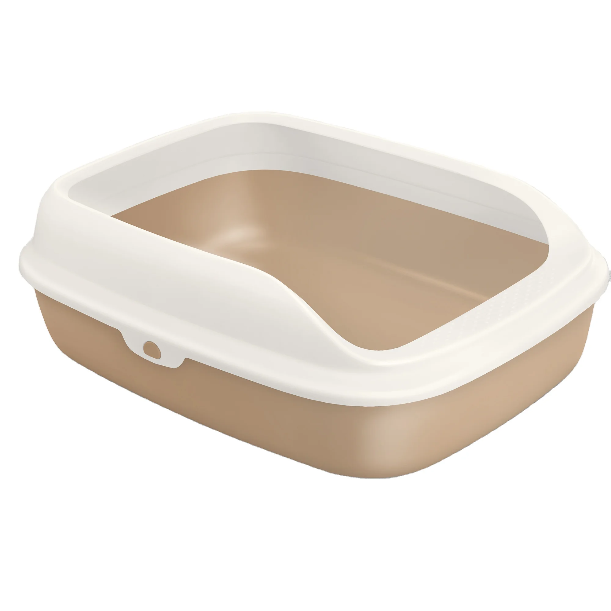 PAKEWAY cheap price open design large cat litter bathtub cat toilet box pet training tray for cat