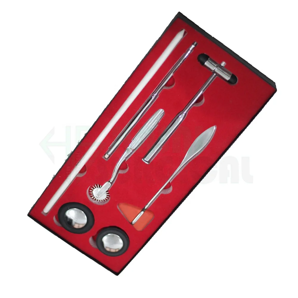 7pcs Mixed medical diagnostic Neurological reflex hammer