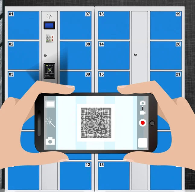 Customize Electronic Locker Gym Supermarket Smart Key Cabinet Intelligent Metal Locker