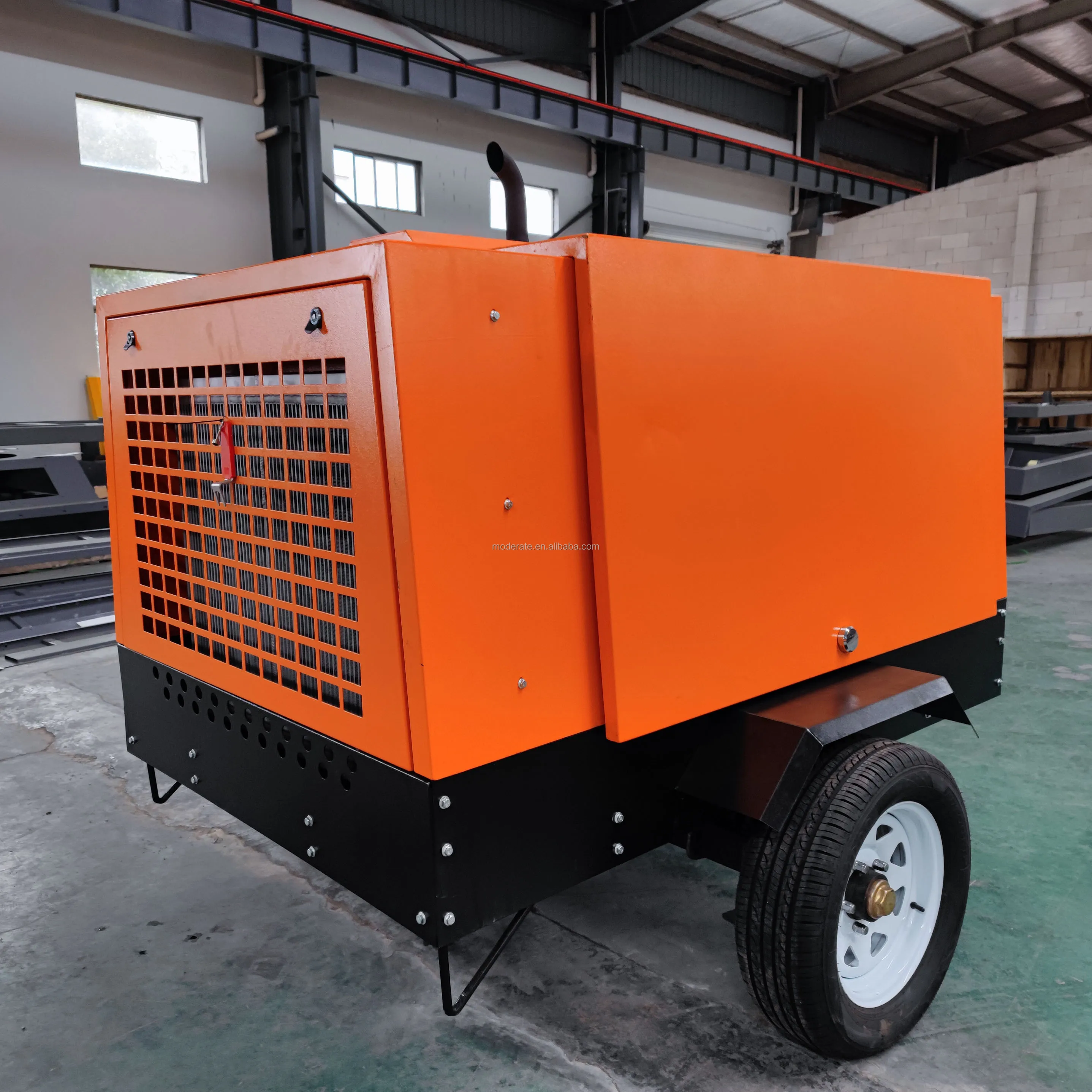 Portable 8 Bar Diesel Mobile Air Compressor for Jack Hammer