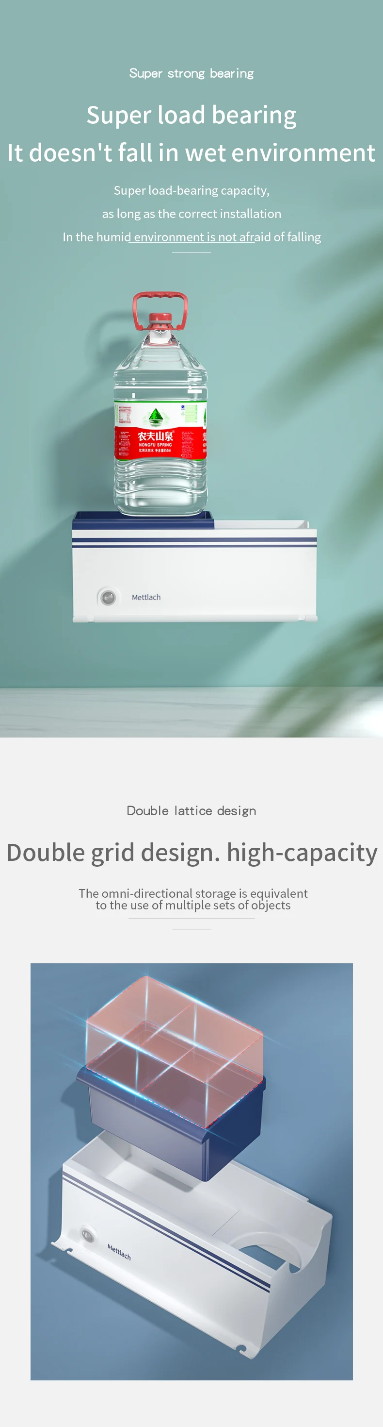 Induction lamp New Arrival Multifunctional Hair Dryer Holder Shelf No Drilling Bathroom Storage Organizers Creative Blower Rack