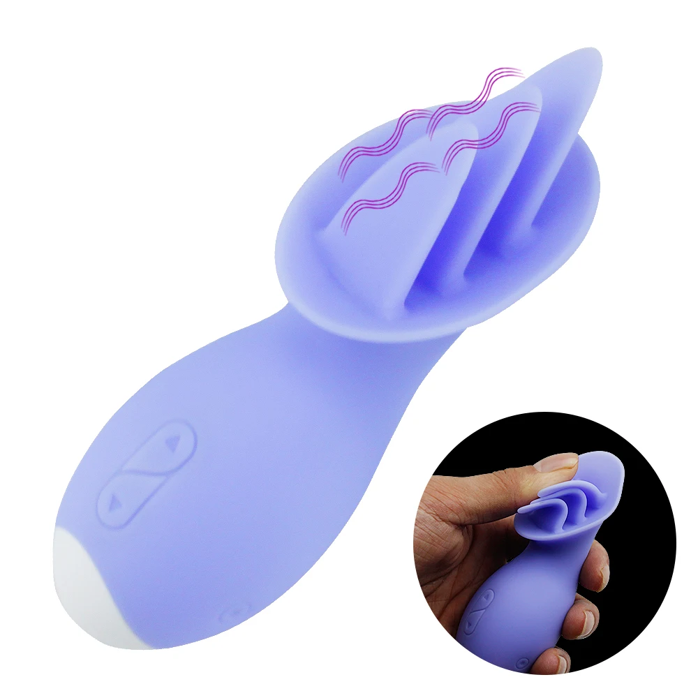 Three-layer tongue massage masturbator Women lick tongue, chest, clitoris and vagina massage vibrator