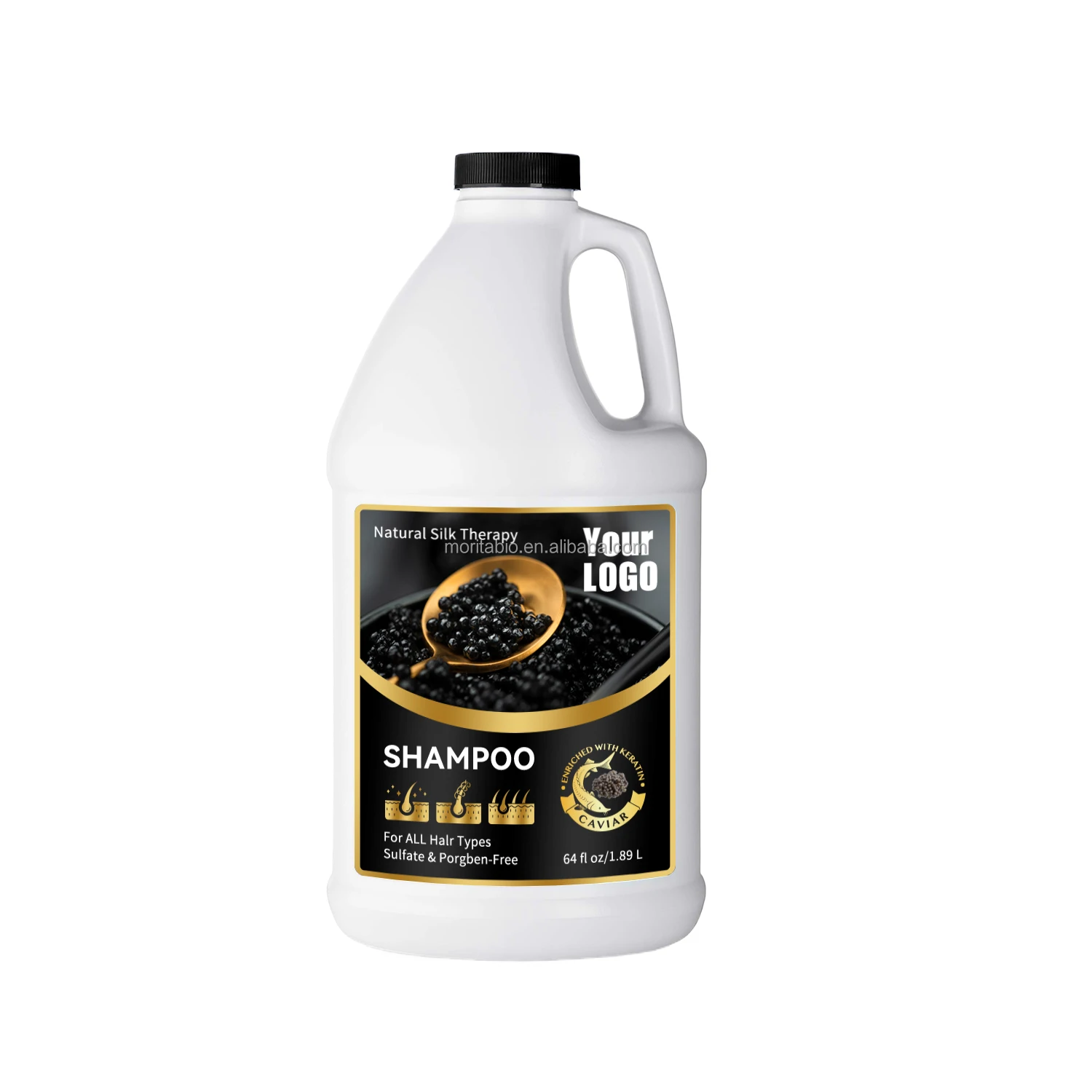 3L Private Label Daily Hair Care Shampoo Smoothing Deep Cleaning Hair Nourish Black Rice Shampoo 3 liters