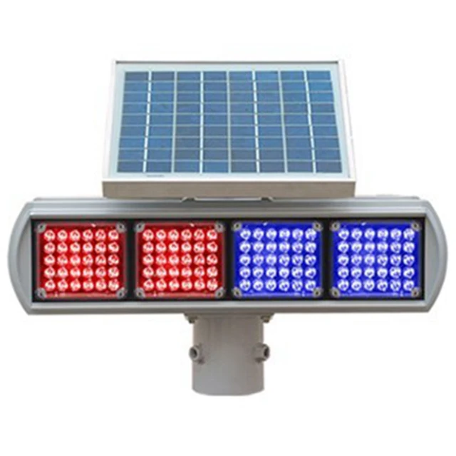 LED Double Side Signal Blinker Lights Manufacturers Traffic Solar Warning Light