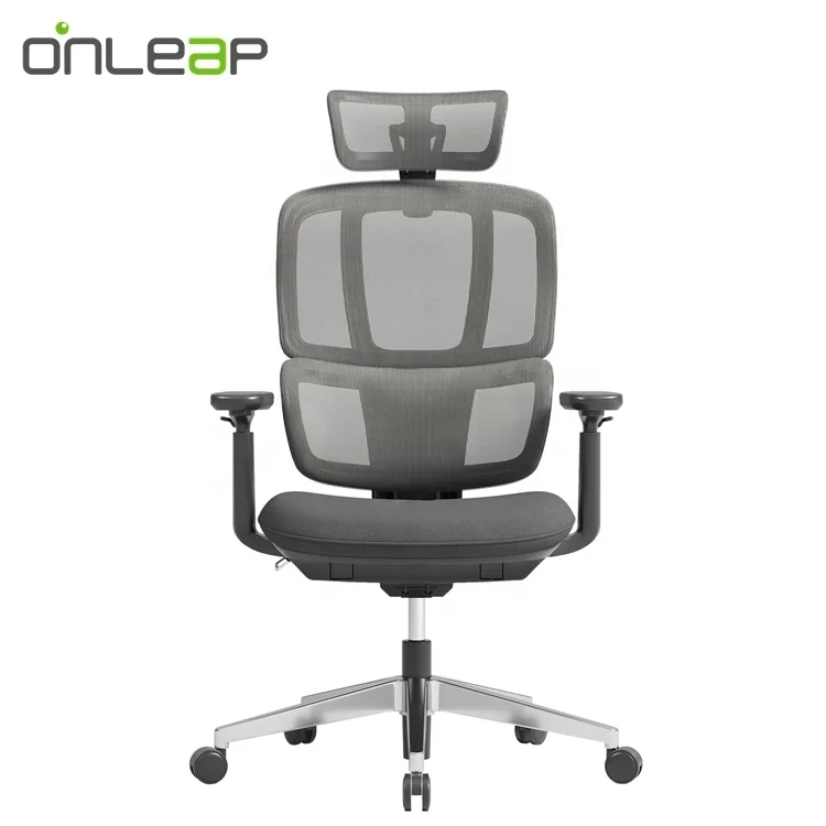 Onleap Home Work Computer  Adjustable Seat Height Durable Attached Armrest Ergonomic Design Ergonomic Mesh Office Chair