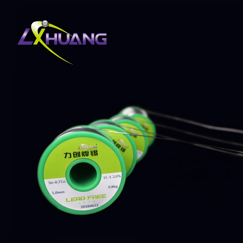 Lichuang factory supply Sn-0.7Cu lead free solder wire 0.8mm 1.0mm with 2% flux cored welding for electric product