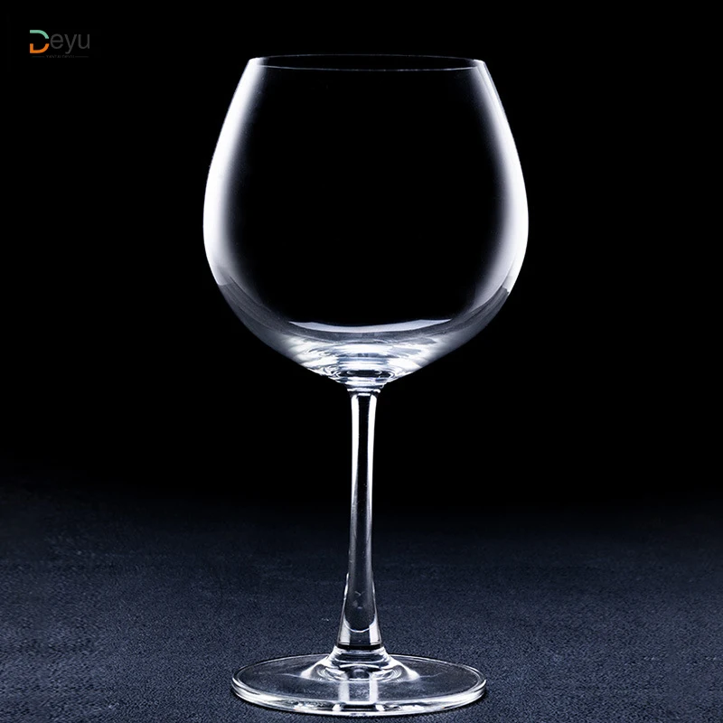 HOT wholesale 16-30oz Burgundy crystal wine glass And Aand Cut Wine Glass And long Stem Glasses Crystal Red Wine Glass