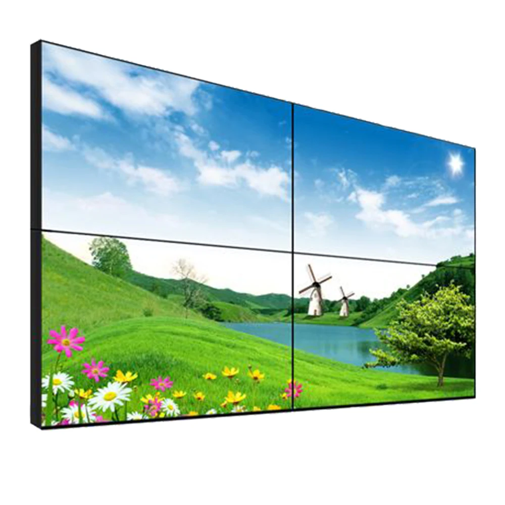 AMV 55 Digital Conference Frame Smart Advertising Splice School Room Motorized Projection Splicing Screen