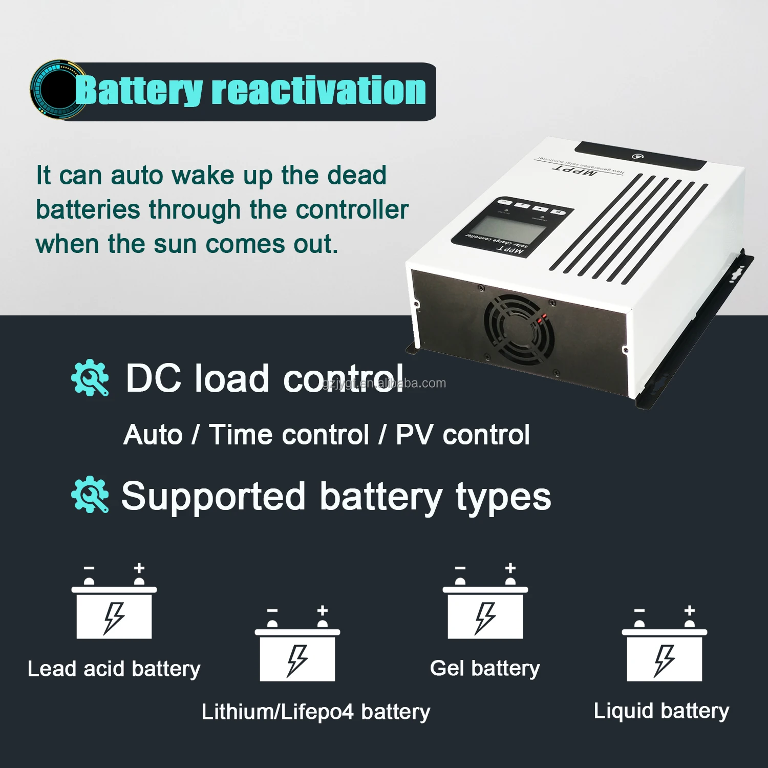 Солнечное зарядное устройство JUNYUAN Mppt DC150V 48V 70A для солнечной системы генерации