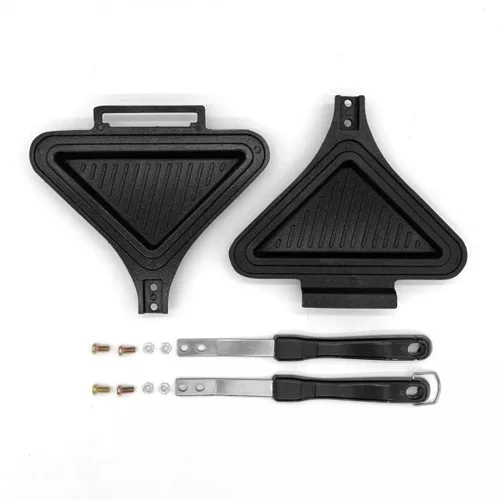 hot selling Home Gas Cooker Aluminum Alloy Flip Non-Stick Detachable Sandwich Maker Mould Triangle Mold