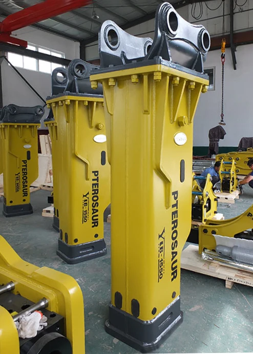 concrete breaker machine silence type hydraulic Kubota Stone Bolt Auxiliary Tire Manual Bead Hammer Lori SB121 for CAT320D 330