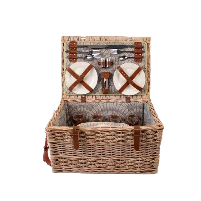 Wholesale Eco-friendly Bread Proofing Basket Round Wicker Rattan Bulk Picnic Baskets Multifunction Storage Baskets Wood Daily