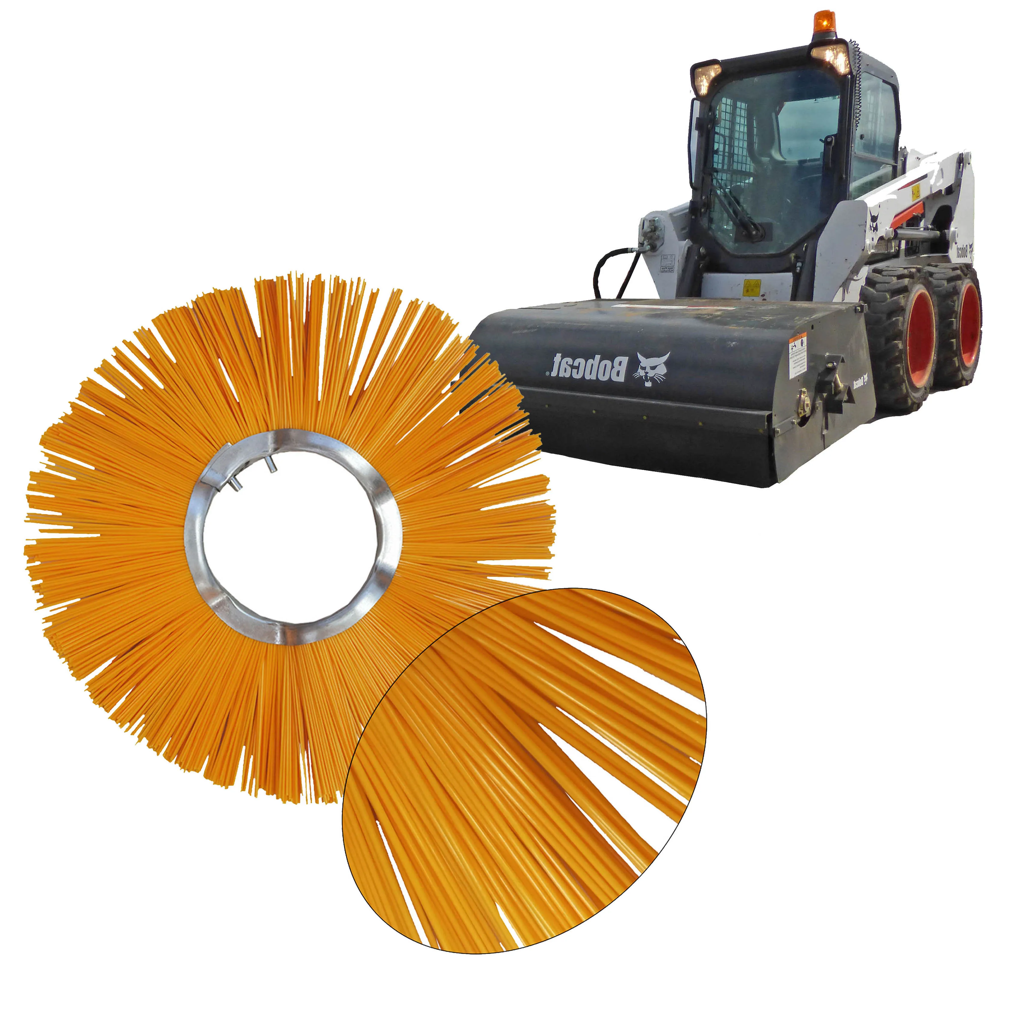 high quality street sweeper poly wafers road cleaning brush manufacturer