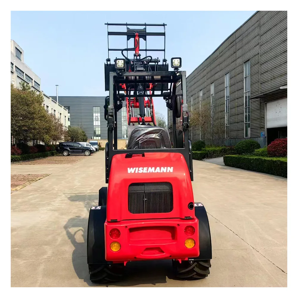 2 Ton Loader Construction Works Application Agriculture Loaders Four Wheels Drive New Mini Loader