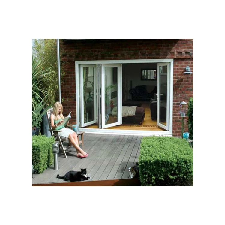 exterior accordion doors, bifold sliding doors, accordion patio doors with German high quality hardware