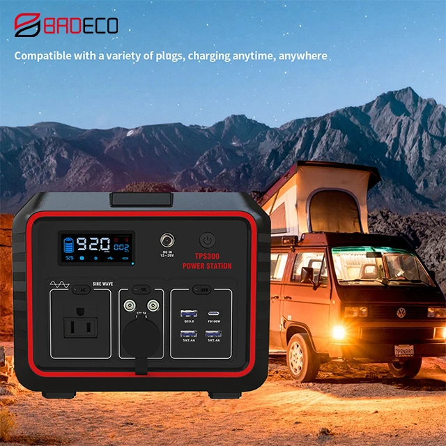 300W Portable Power Station 20Ah Portable Power Pack Lithium Battery Bank Energy Storage System