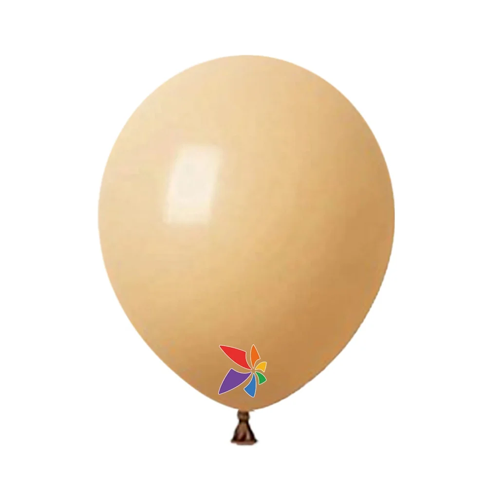 Cute Circle Decoration Globos Party Decoration Ballon 12 in Latex Retro Coffee Brown Avocado Green White Sand Beige Balloon