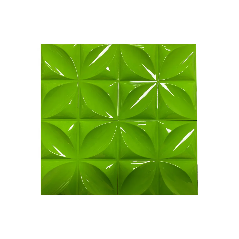 3D PVC Wall Art Decorative Panel Textured Leaf Design 3D Wall Paneling For Interior And Landscapes