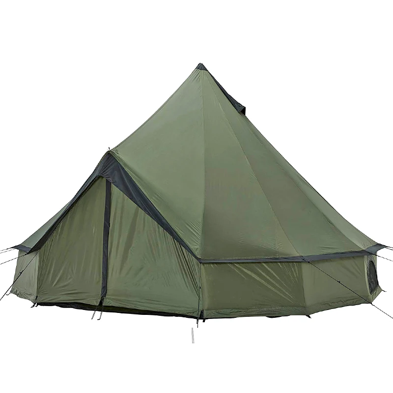 8 Person Family Tepe Indian Style Glamping Tent Waterproof High Quality Canvas tents For Outdoor Camping