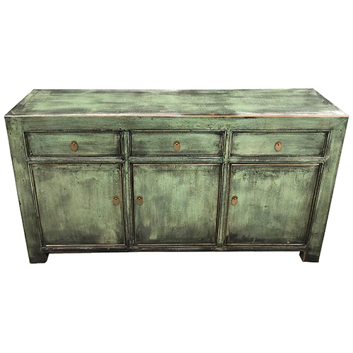 Chinese Antique Solid Wood Hand-painted TV cabinet