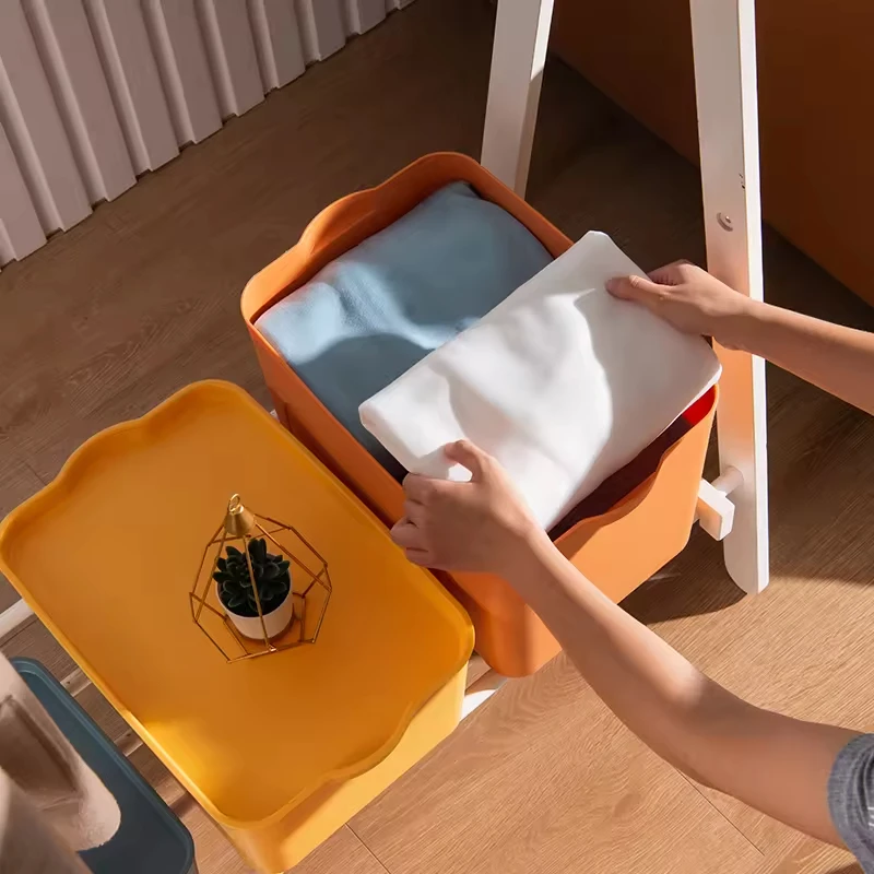 Plastic Boxes Right-Angle Plastic Storage Box Factory Sale Storage Containers Corner Storage Trash Bins