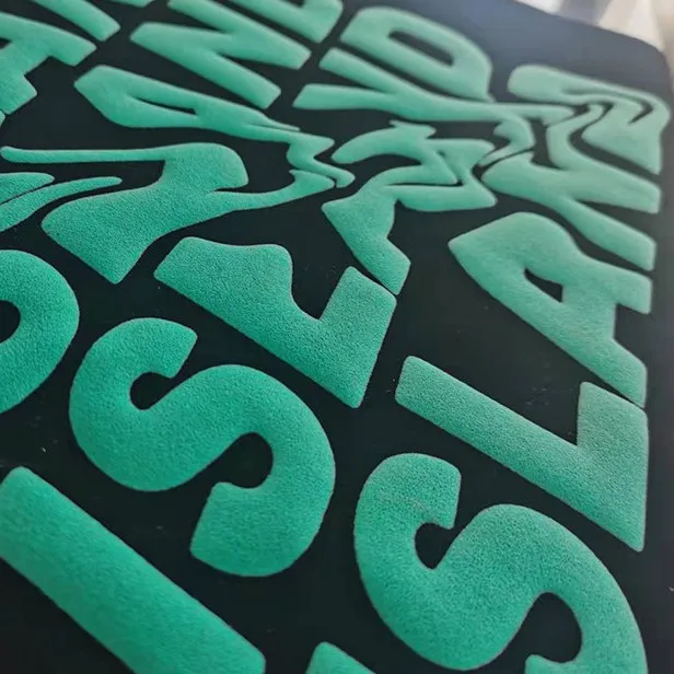 Custom High Quality 3D Puff Heat Transfer Vinyl Puffy Heat Transfer Pet Roll Film Dtf Printing Transfer For Garments
