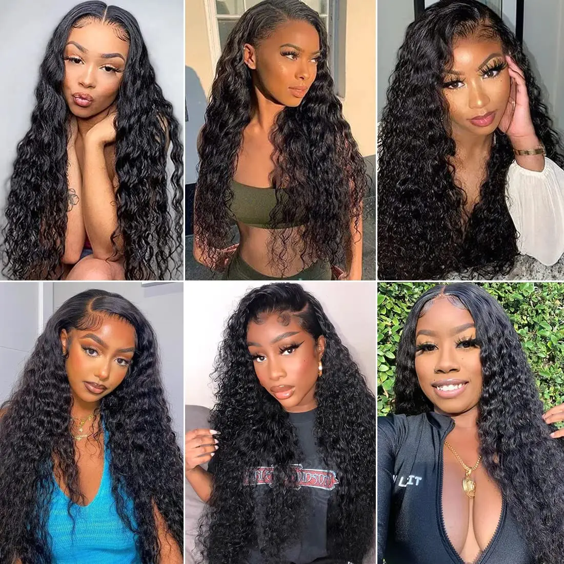 Wholesale Vietnamese Super Double Drawn Human Hair Wigs Hd Lace Frontal Wig 180 Density Waterwave Human Hair Wig