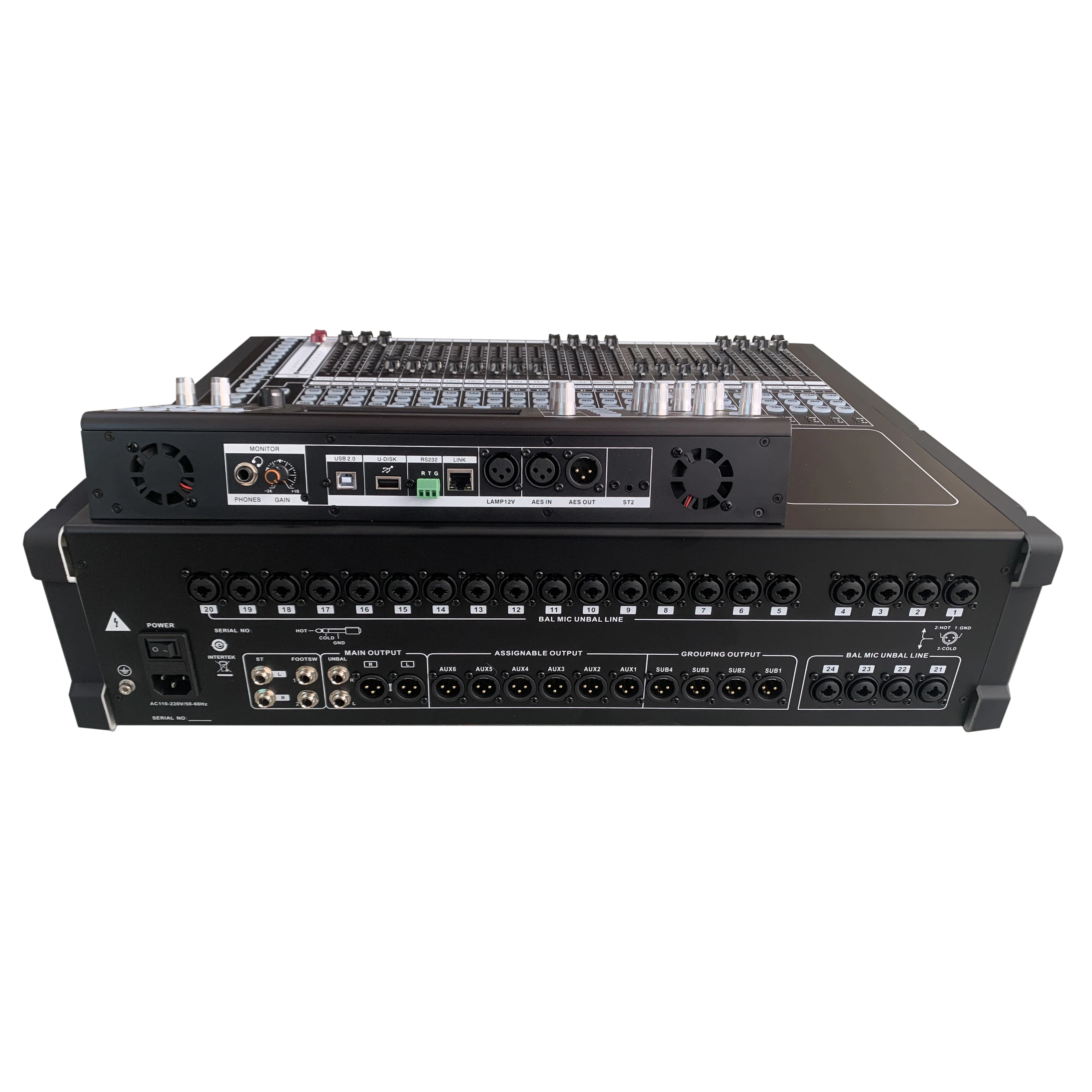 professional audio Sound Equipment/Amplifiers/Speaker  Digital Mixer 24 Channel Professional Audio Dj Console T24 Digital Mixer
