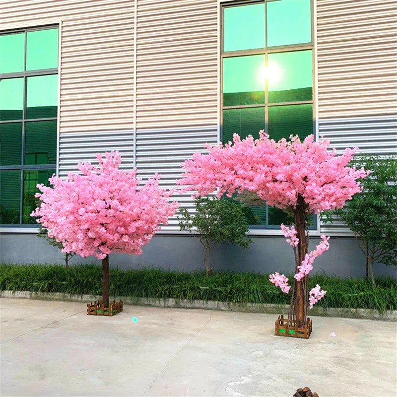 3M Height Customised large artifical flower trees cherry Blossom trees for outdoor wedding decoration