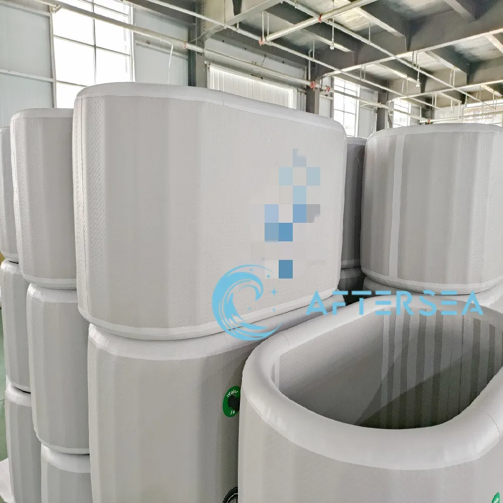 inflatable ice bath tub challenge recovery after work out PVC Drop stitch high quality for cold therapy cold plunge