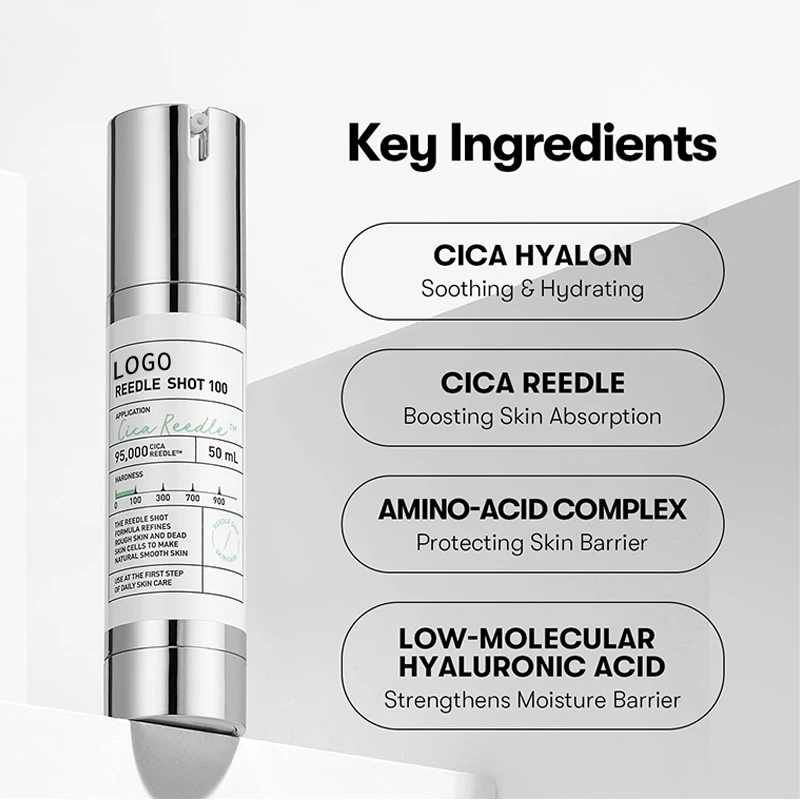 OEM COSMETICS Reedle Shot 700 Essence Ultimate Facial Essence Skin Refining Instant Skin Care Centella Complex Hyaluronic Acid
