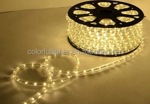 Wholesale 100 Meter 110v 220v Outdoor Multi Colour Round  Decorative Neon Waterproof Led Rope Lights